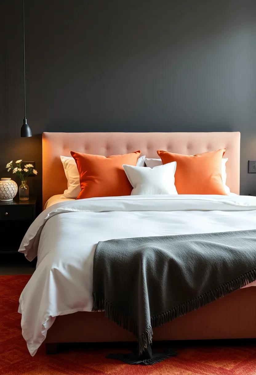 Enhancing your Sanctuary⁢ with Decorative Pillows and Throws for⁤ a Pop ‍of Color