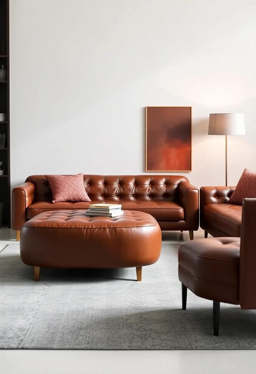 Accent Pieces That Matter:⁣ Choosing Leather⁢ Ottomans and Footstools