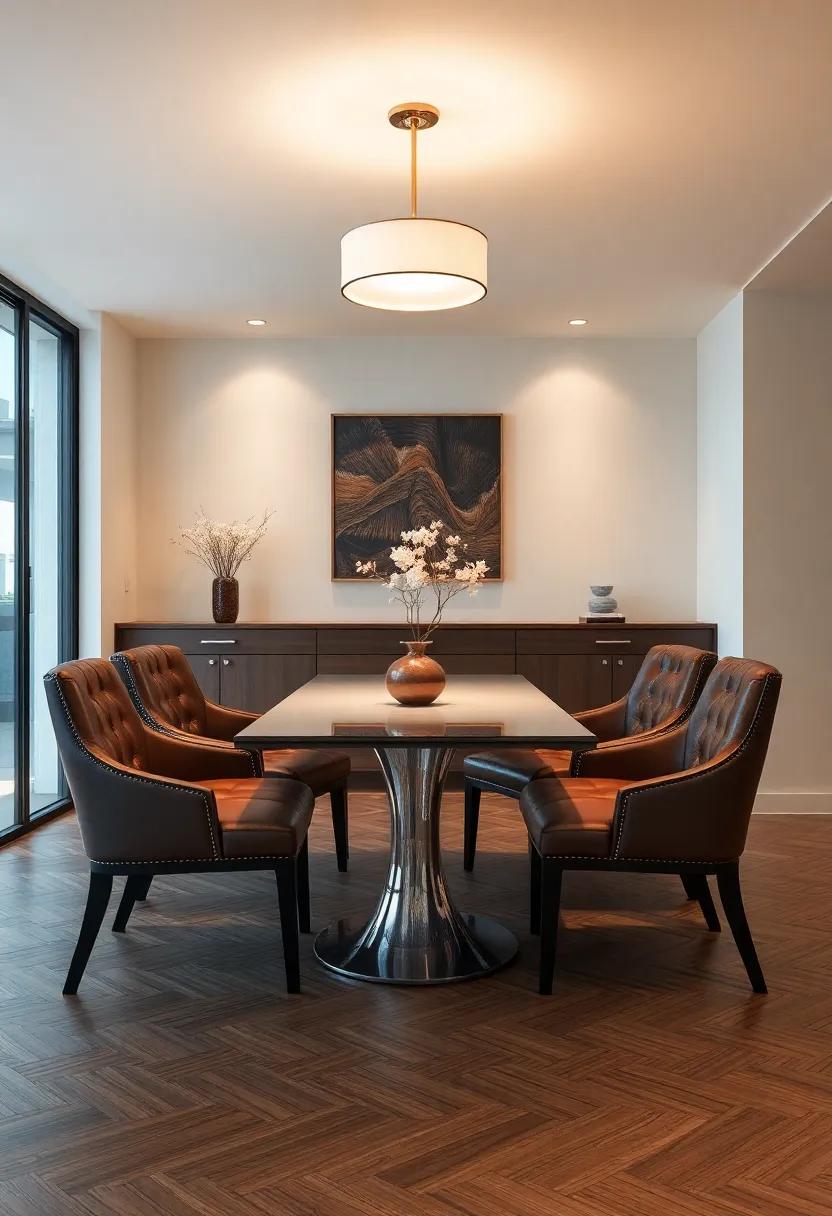 Dining in Style: The Elegant Touch of Leather Chairs for Dining Areas