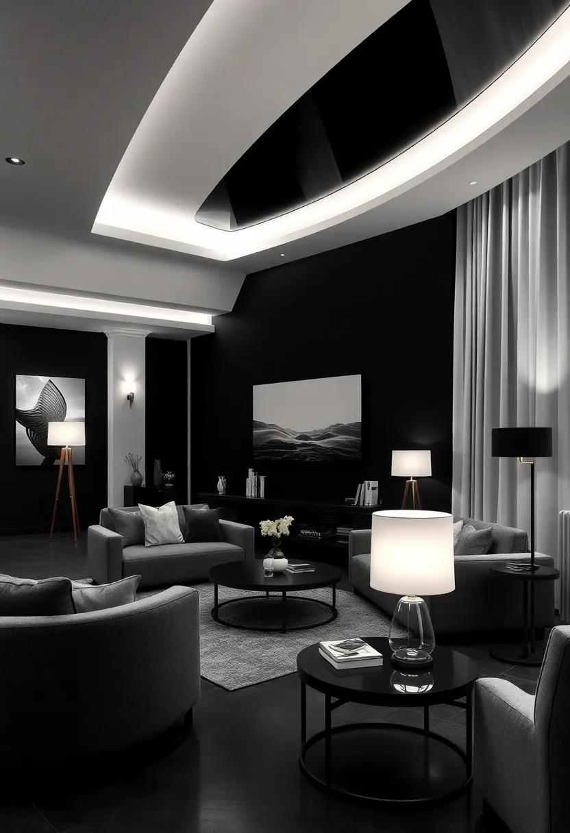 Layered ⁣Lighting: Combine overhead lighting ⁣with table and floor⁤ lamps to create layers and⁤ ambiance, enhancing the room's⁤ luxurious feel