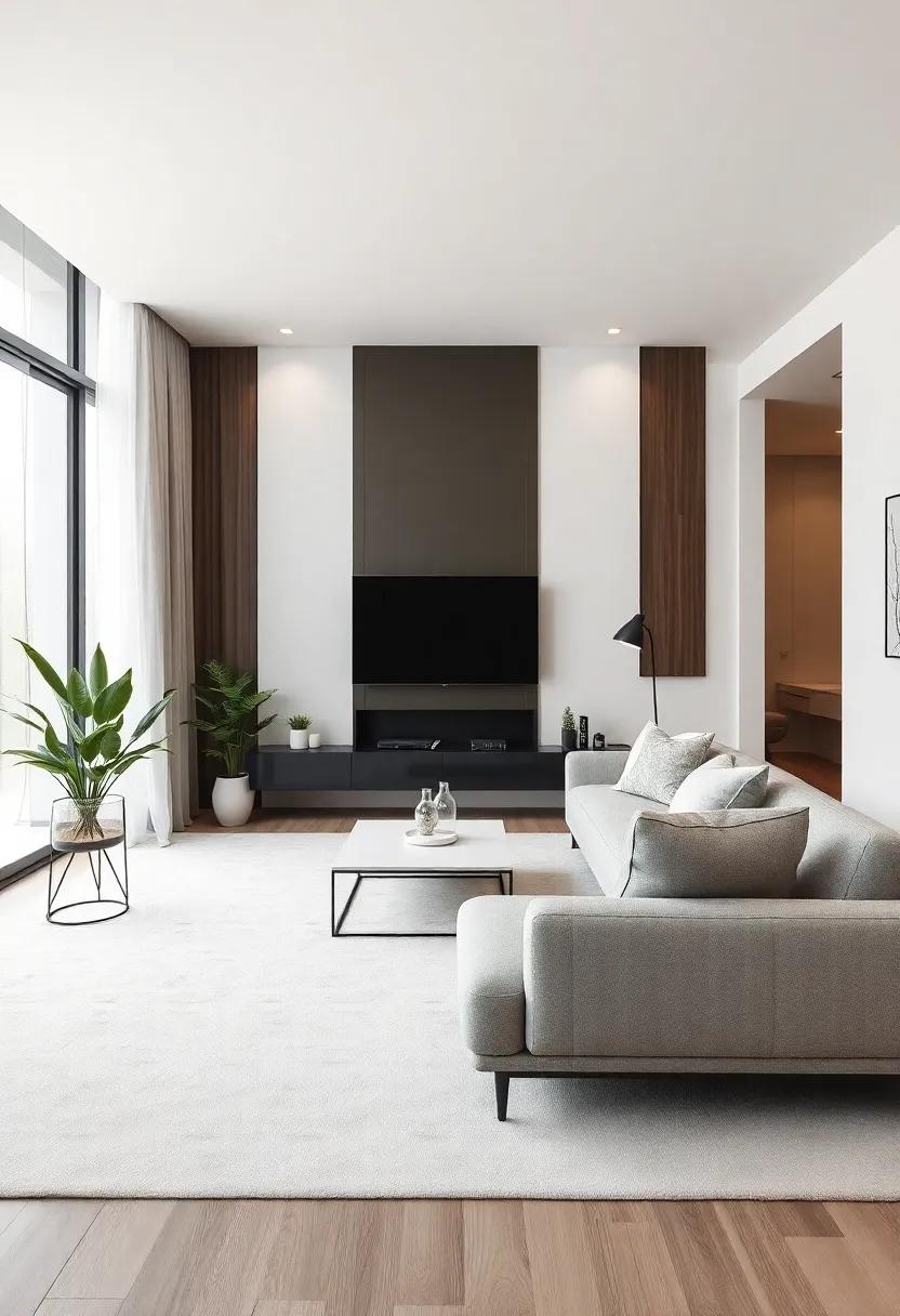 Smart Simplicity: Experience a high-tech minimalist living space ‍where smart home features blend seamlessly with sleek design, offering convenience without compromising style or ​simplicity