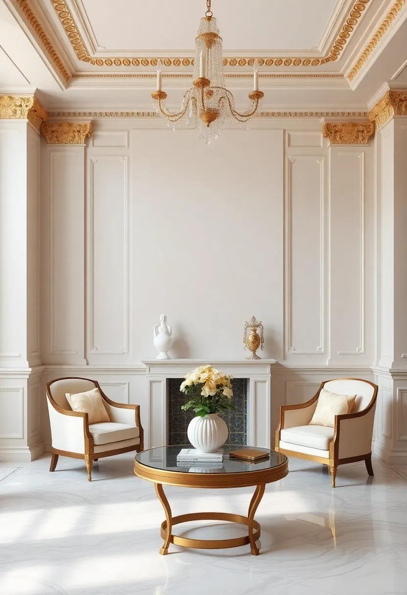 gilded Accents:​ Adding A ⁣touch of‍ Gold to Neoclassical Decor
