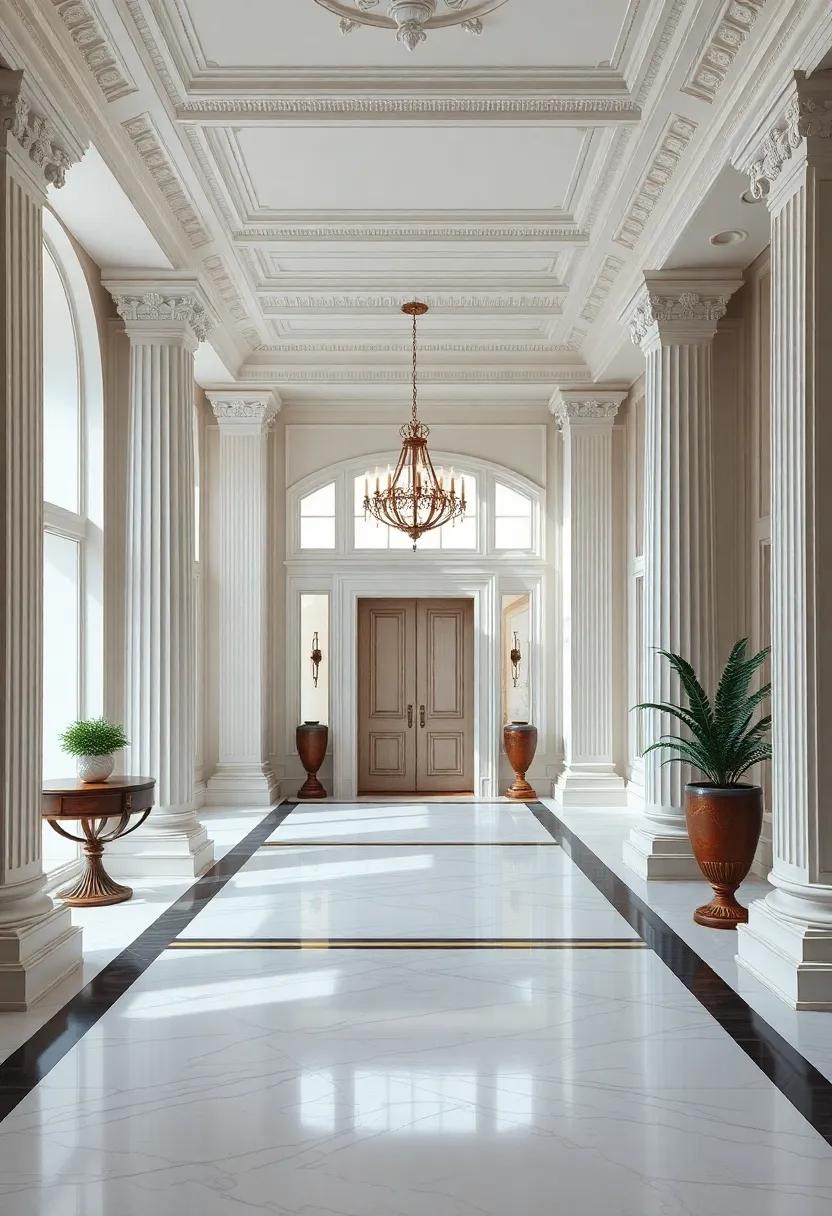 Luxurious ⁣Entrance: The​ Grand Foyers That​ Set the Tone for‌ Neoclassical ‍Elegance