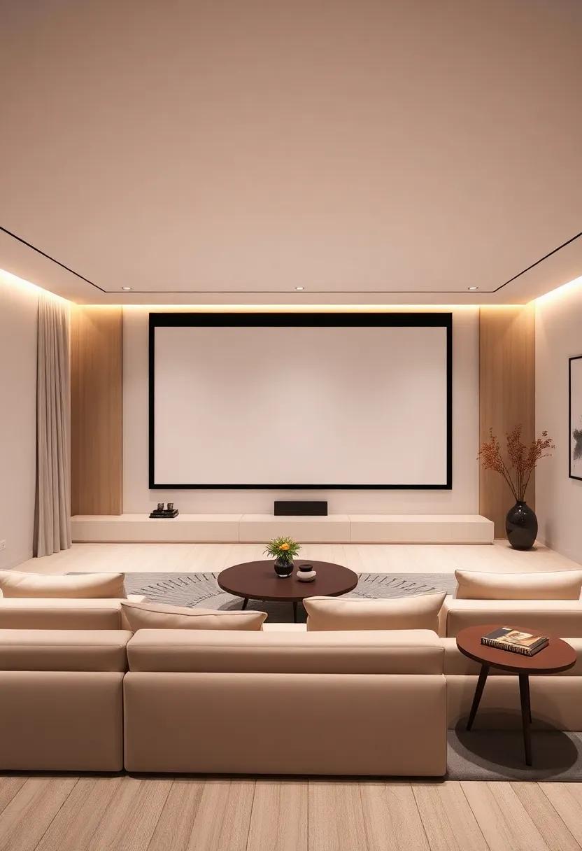 High-Tech Screen‌ Solutions: Opt for an ultra-thin, retractable screen that can be hidden away, maintaining a clean and clutter-free space when not ⁤in use
