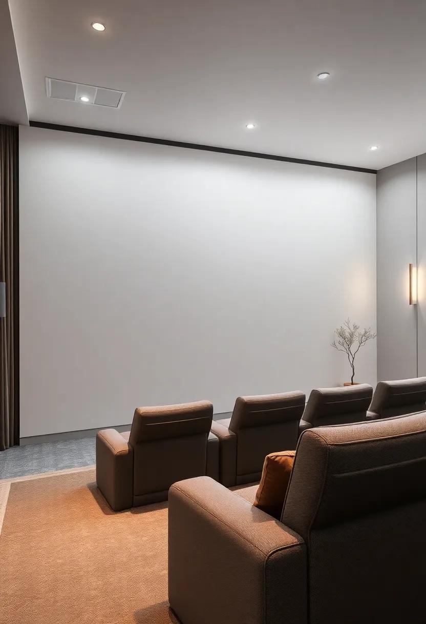 Smart Home Integration: ⁤Equip your⁤ theater with smart technology that allows you to control lighting,sound,and temperature with just a voice command