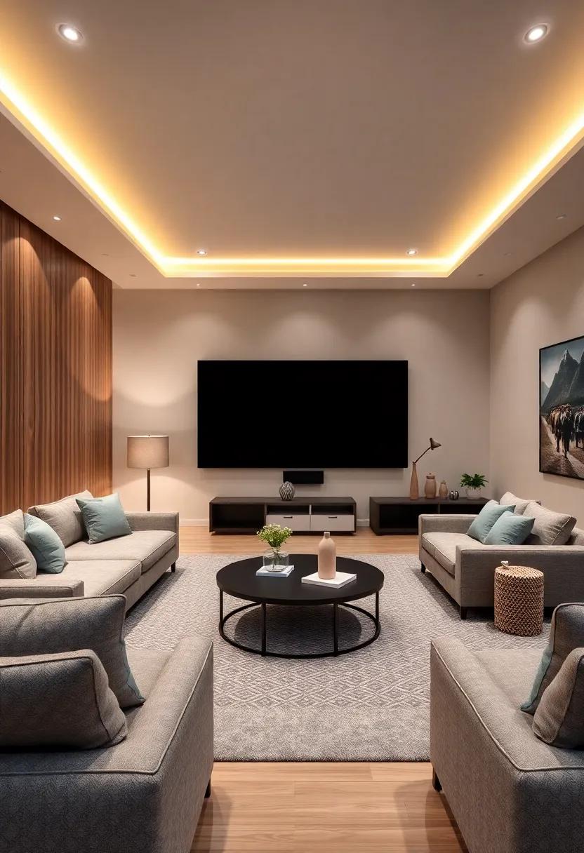 Dual-Purpose Spaces: Create a multi-functional room that ⁣serves as both a home⁤ theater and​ a cozy lounge, perfect‍ for hosting movie nights and​ gatherings