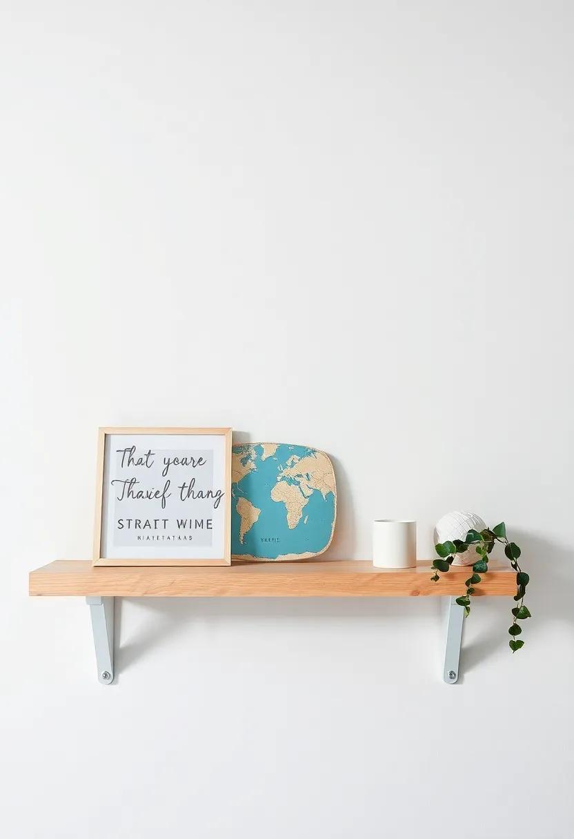 Display ‌a travel ⁤souvenir‌ that‍ speaks to ⁣your experiences, ⁤making⁤ your shelf‍ both​ personal and chic