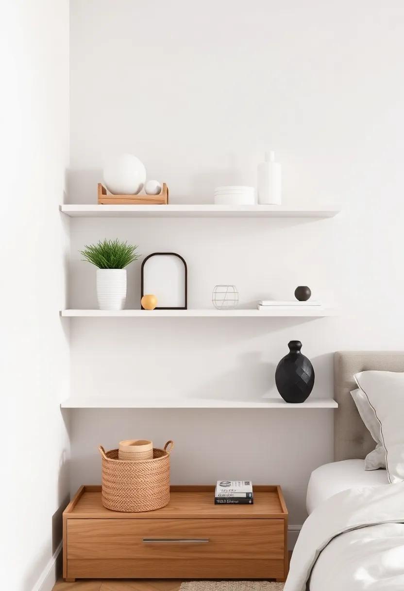 Embrace negative space by leaving some shelves ​intentionally empty, allowing your ideal pieces to ​stand‍ out