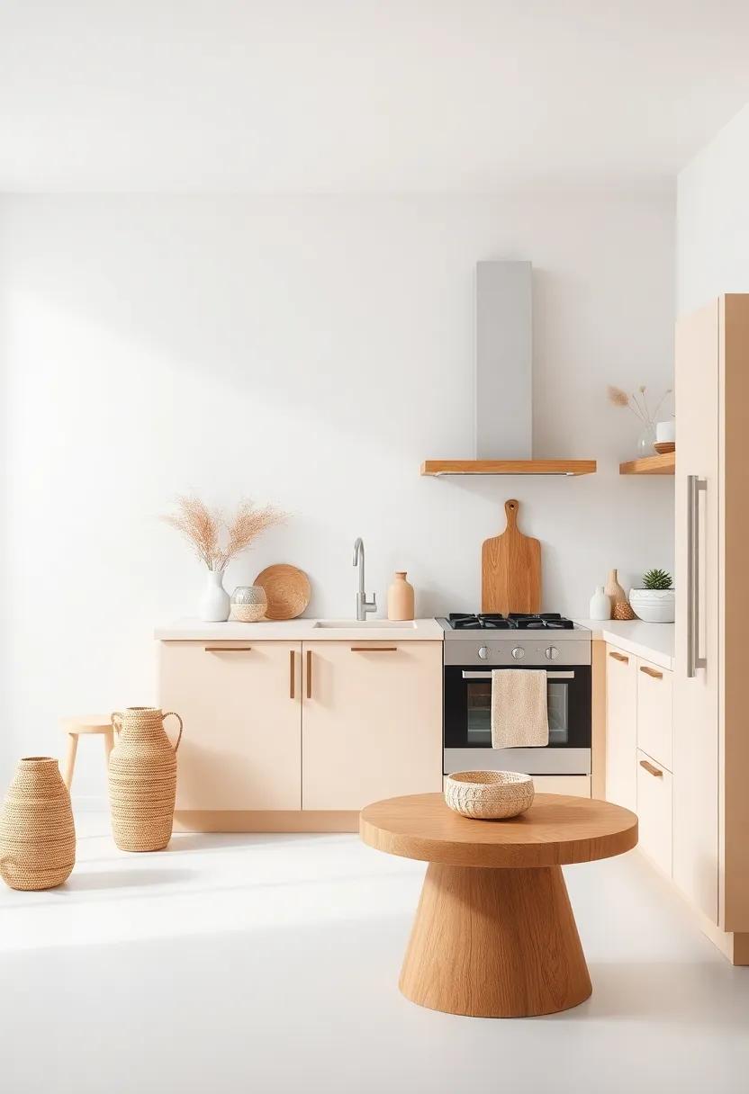 Natural Materials: Crafting ​a Warm⁤ welcoming Minimalist Kitchen