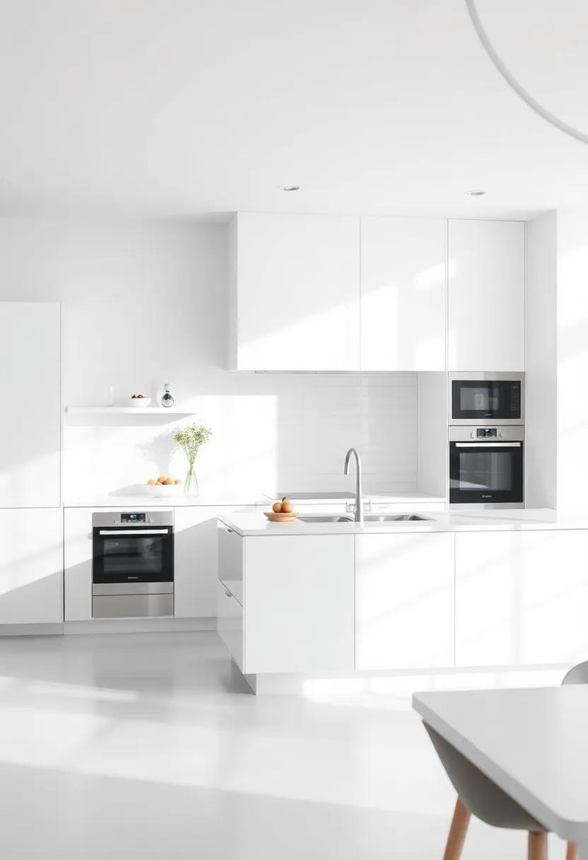 Embrace​ an All-White Palette: A white kitchen creates an airy feel and enhances ‌natural light, making the space ‍appear larger ​and more open