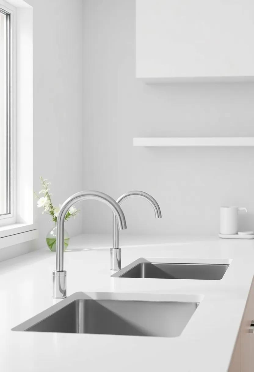 Implement minimalist Fixtures: Choose streamlined,simple faucet⁣ designs that match your overall aesthetic,ensuring they enhance,rather than dominate the ⁢space