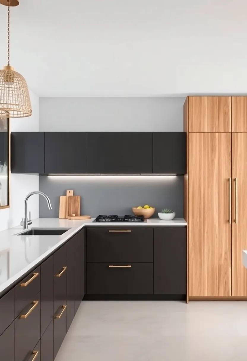 Incorporate Seamless Cabinets: Opt for cabinetry‌ without handles to ​achieve a ​sleek,⁢ unified look ‌that keeps the focus on the clean lines of your kitchen