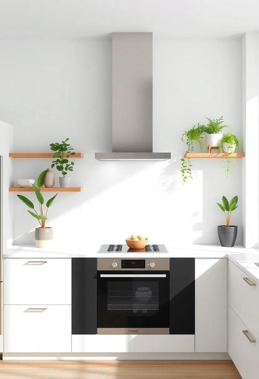 Incorporate Greenery: Introduce ⁣a few well-placed plants⁢ to add a touch of life and color, enhancing the serene ambiance of your kitchen