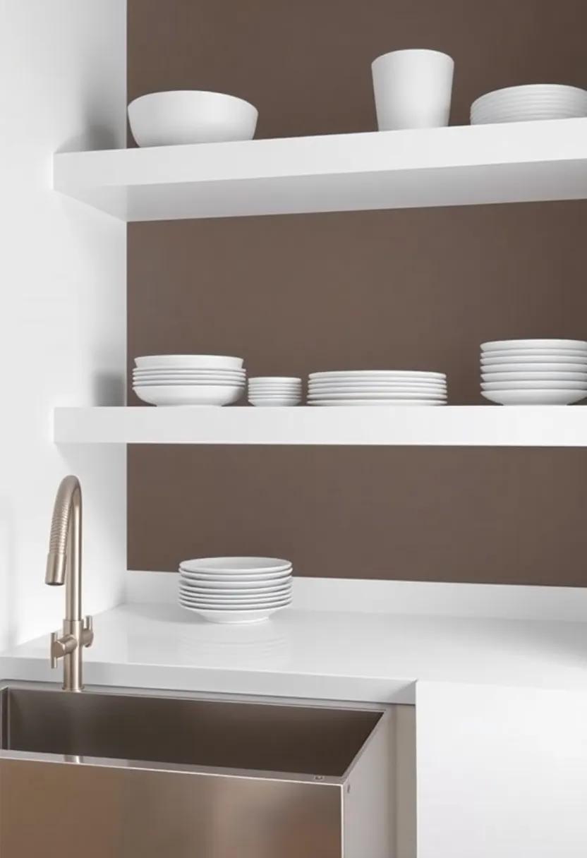 Opt for Open Shelving: Instead of ‍upper cabinets, consider open shelves to display your favorite dishware while keeping the design light and airy
