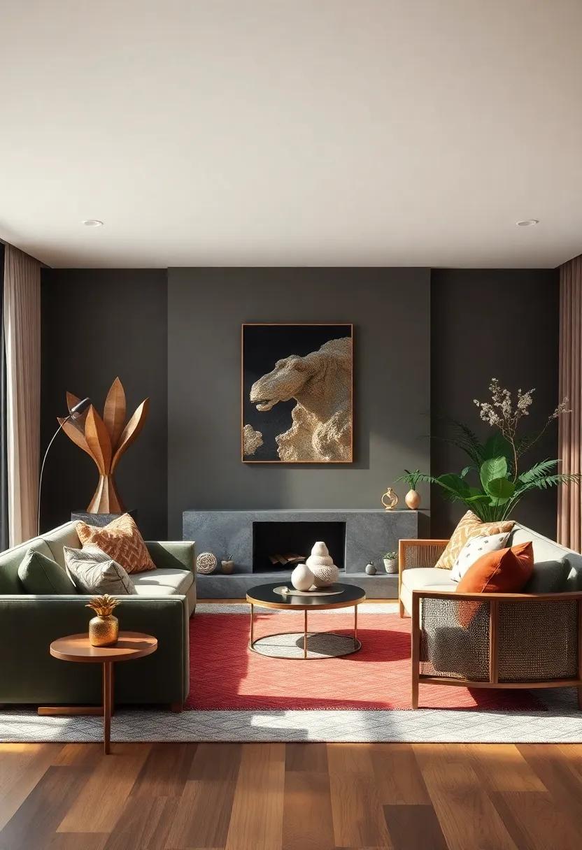 Artistic Statement Pieces:‌ select a striking sculpture or piece ⁤of art as a‍ focal point ‌that reflects your ⁢personal style