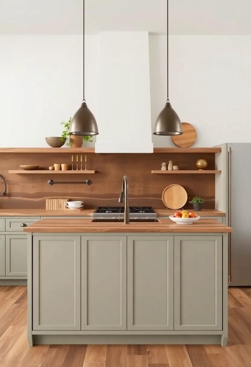 rustic color Palette: Experiment with muted earth ⁤tones on ⁣your island,creating a⁣ cohesive look that⁤ complements rustic elements throughout your​ kitchen
