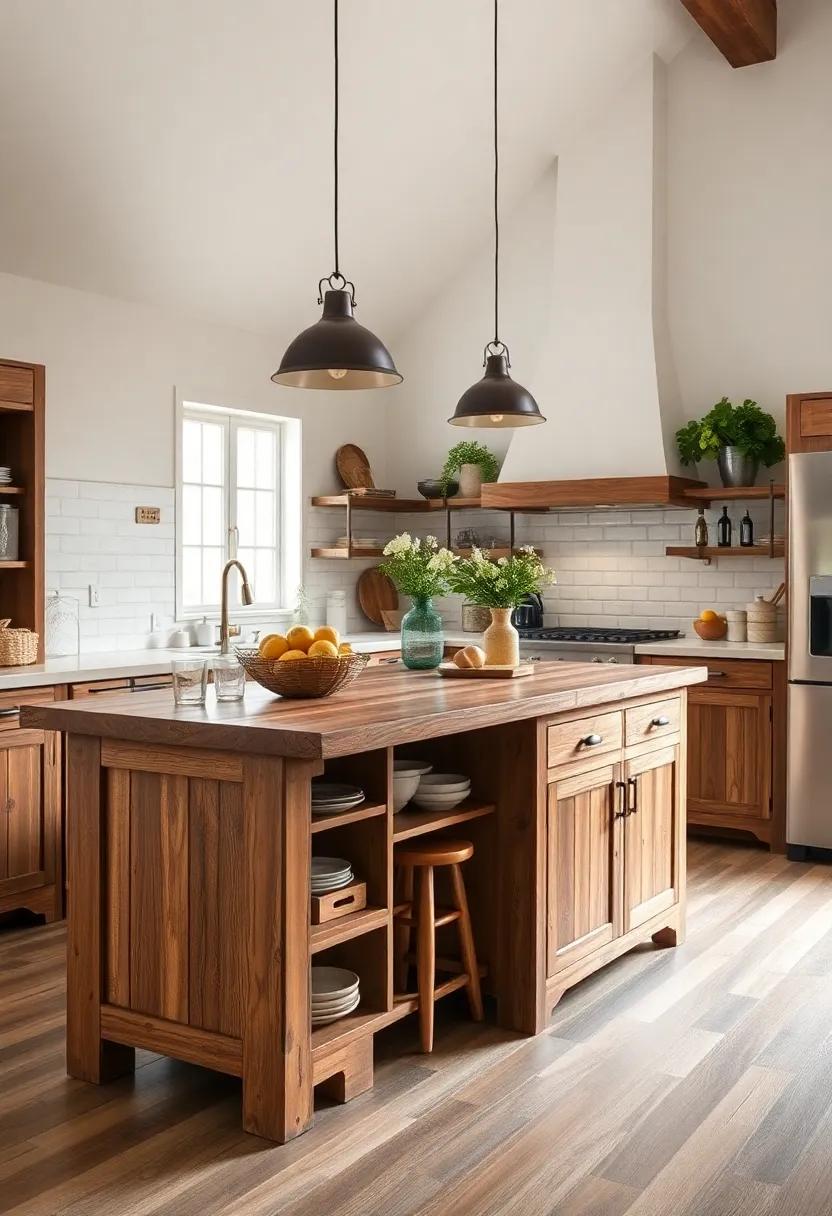 Storage Galore: Find an island with ⁤built-in storage ​solutions, combining rustic‍ aesthetics and practicality—ideal for keeping⁣ your kitchen organized and clutter-free