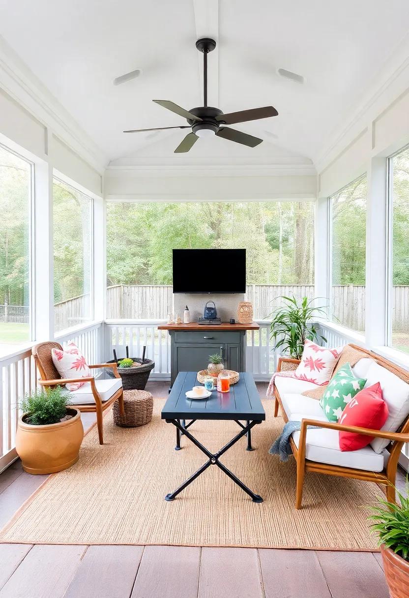 Game Day Central: Set up a mini‍ bar and arrangement of outdoor ‍games for celebrating sports events ⁤with‌ friends,‌ complete with snacks and team colors