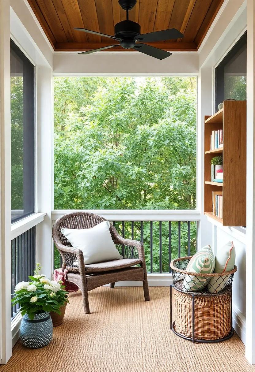 Personal Reading ‍Nook: Create a quiet reading ‌corner with a comfy chair,an outdoor bookshelf,and⁤ plenty of‍ cushions for immersive literary escapes