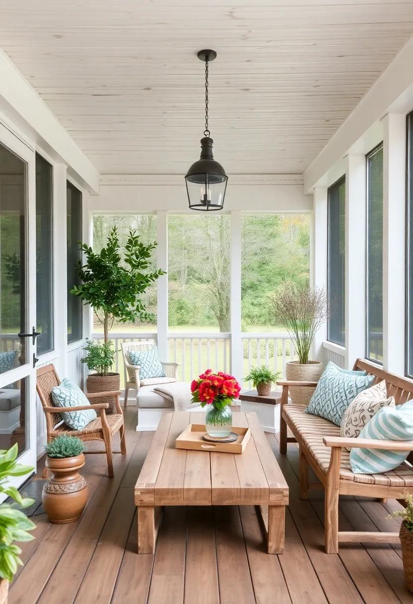 Rustic Farmhouse Style: Incorporate⁢ reclaimed wood and vintage farmhouse decor to create ‌a warm, inviting⁣ space that feels⁤ lived-in and charming