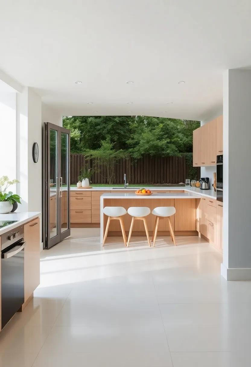 Include⁤ bi-fold​ doors that seamlessly connect‍ your kitchen with the outdoor space, perfect for entertaining