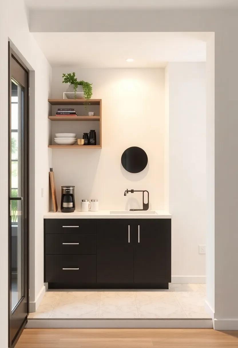 Transform an ‌unused nook into a mini⁢ coffee⁣ station, catering to ‌morning routines while maximizing corner space