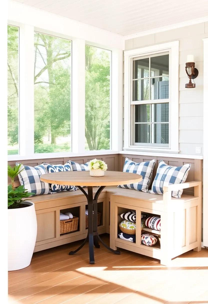 Multifunctional Furniture: ⁣opt for benches ⁤that double as⁣ storage ‍units. These⁣ pieces seamlessly blend comfort ‍and utility,providing a place to ​sit while holding outdoor ​essentials
