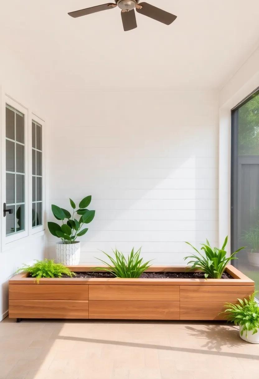 Sunken Planters: Create a unique feature by integrating sunken planters into‍ the flooring. this visually appealing ​option adds natural ​beauty and⁣ saves floor space