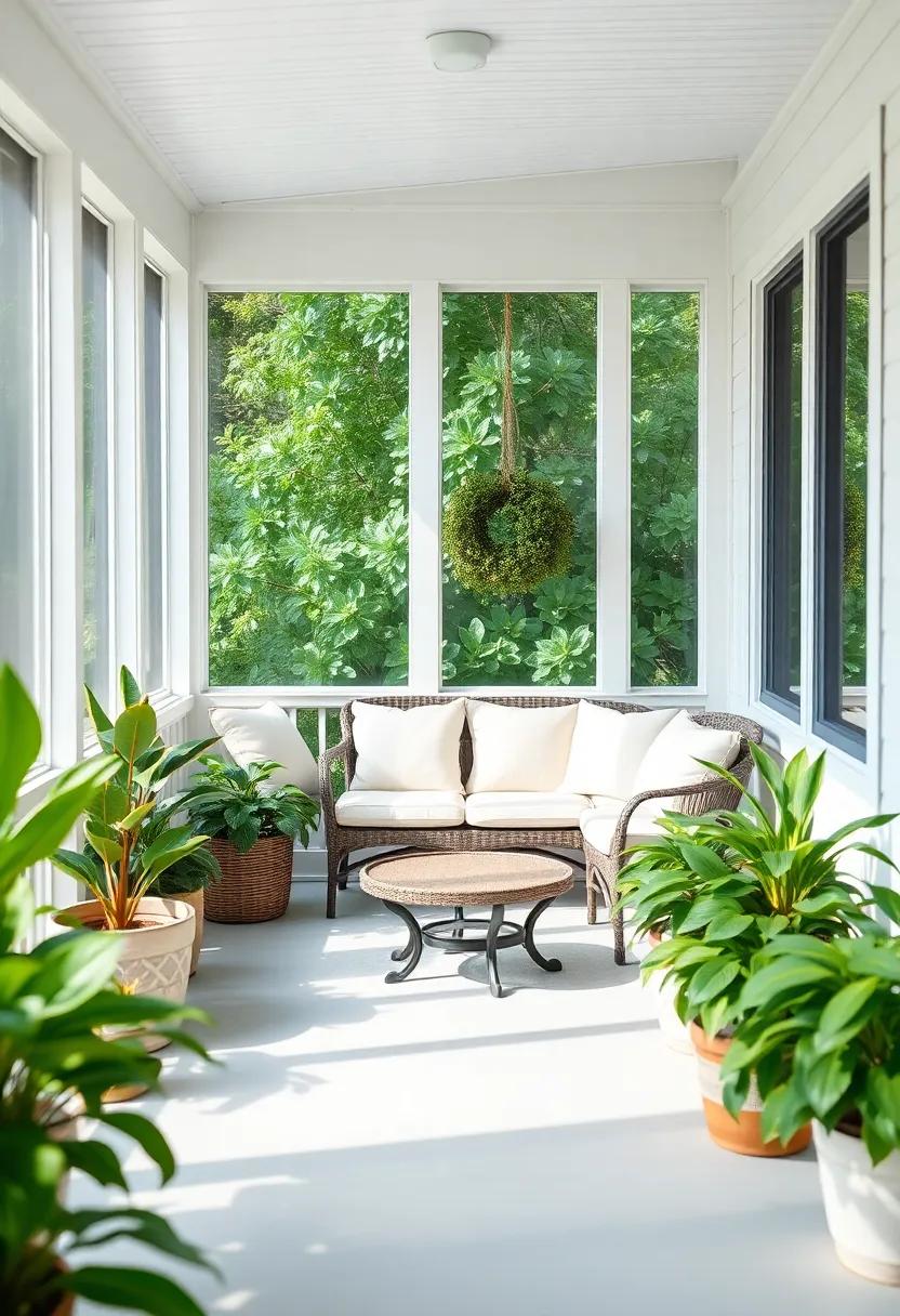Cozy ‍Seating⁣ Area: Invest ​in‌ plush⁣ outdoor cushions and a small loveseat for a cozy ‌seating⁣ area surrounded by leafy ⁣plants, inviting relaxation and conversations