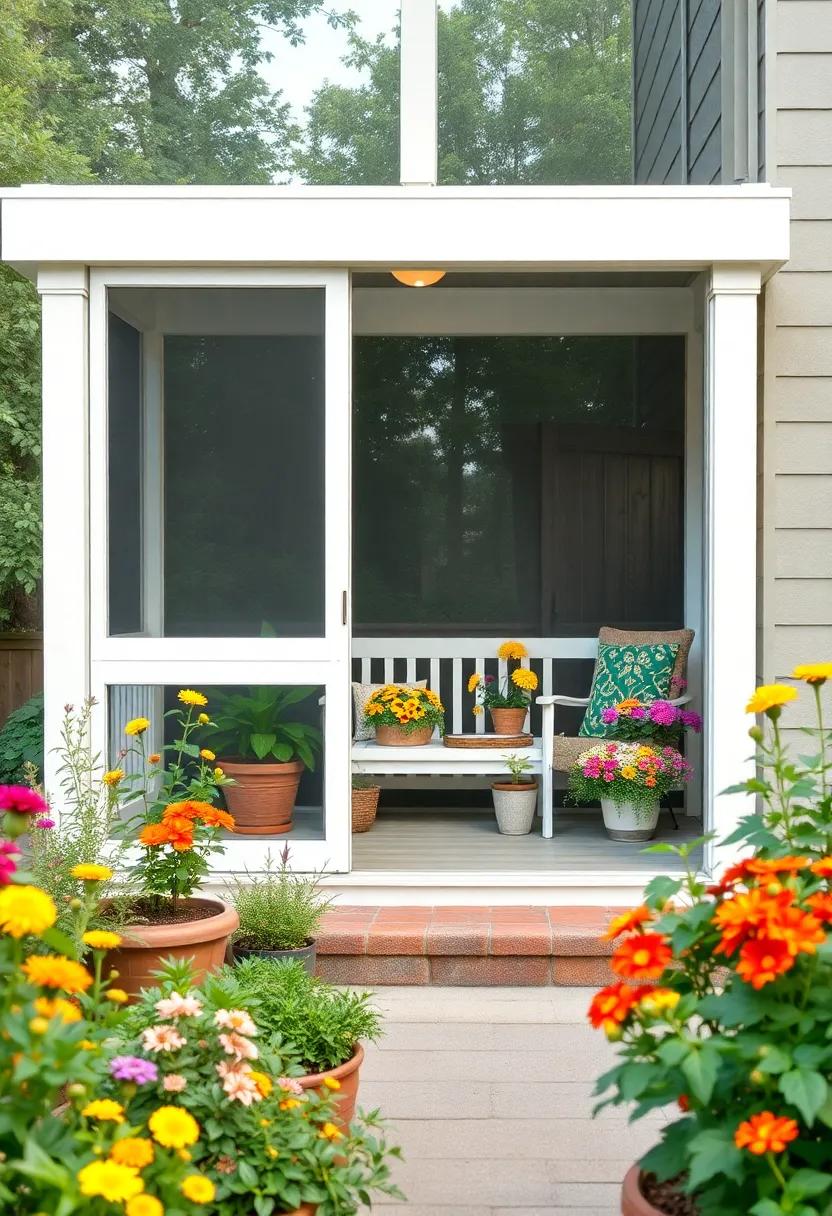 Butterfly and Bee Garden: Plant nectar-rich flowers to attract butterflies and ‌bees, ‍turning‍ your porch into a lively haven for pollinators
