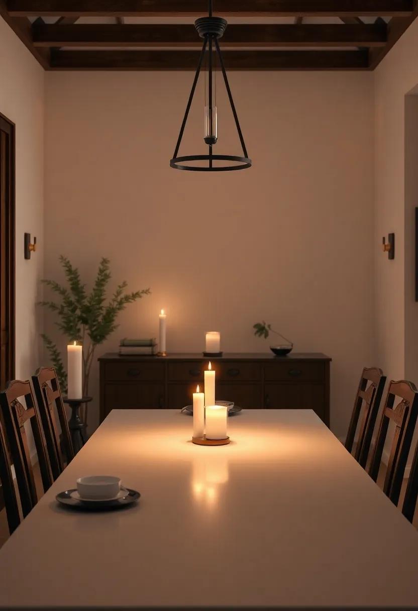 Creating an Inviting Ambiance with Candle and soft Light