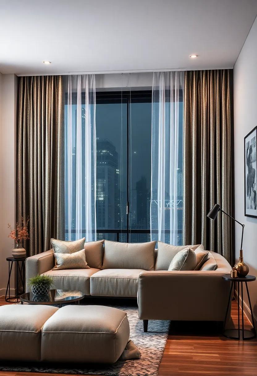 Metallic Accents: ⁢Curtains with subtle metallic thread woven throughout, offering ‌a hint of glamour ⁢suitable for an upscale ‍living⁤ room