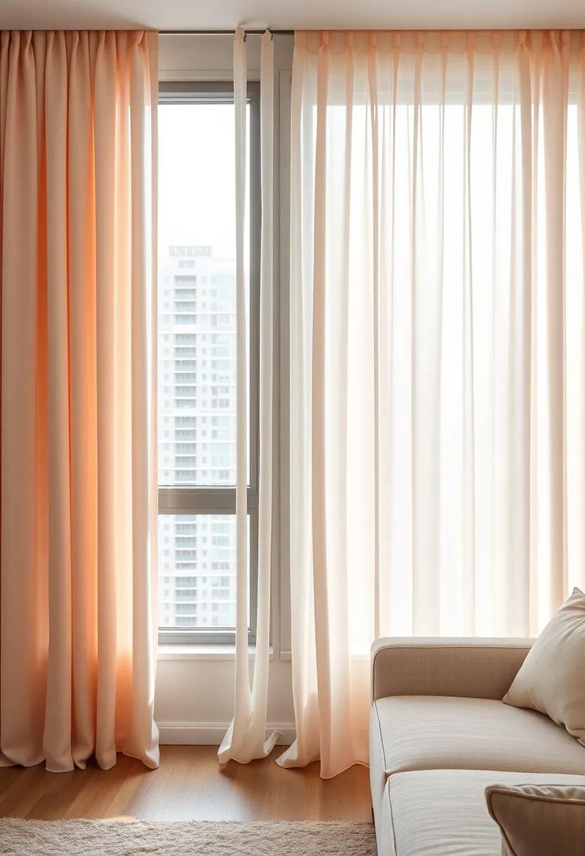 Soft Pastels: Delicate pastel-colored ⁤curtains that enhance ⁣a serene atmosphere, perfect for creating a soothing retreat in ​the heart of‌ the city