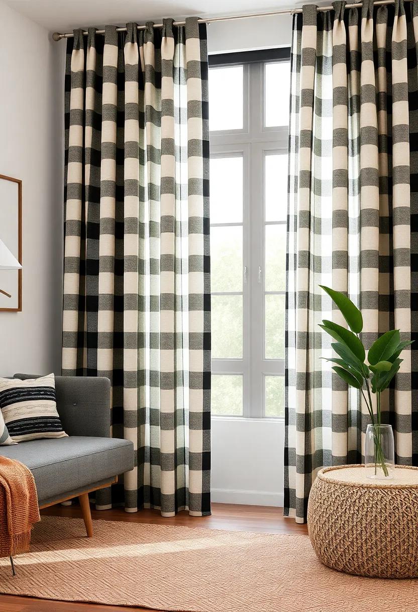Botanical Bliss: Curtains adorned with leafy prints that bring the beauty of nature indoors, offering⁤ a fresh take on ⁤urban decor