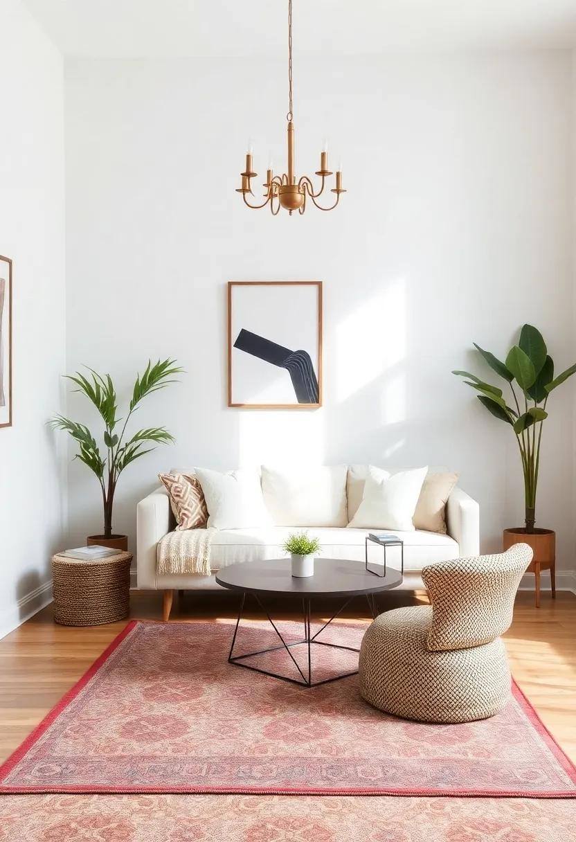 Balance with ​Neutral Spaces: Place⁢ patterned rugs in ⁢rooms with neutral⁣ colors, allowing the⁢ rug ⁢to pop and become the room's visual highlight