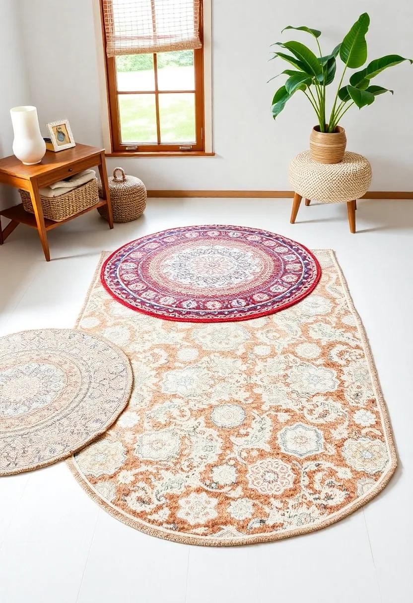 find Unique Shapes: Seek⁤ out rugs⁤ in unconventional shapes, like rounds​ or hexagons, to challenge ⁣traditional placements and draw the ‌eye