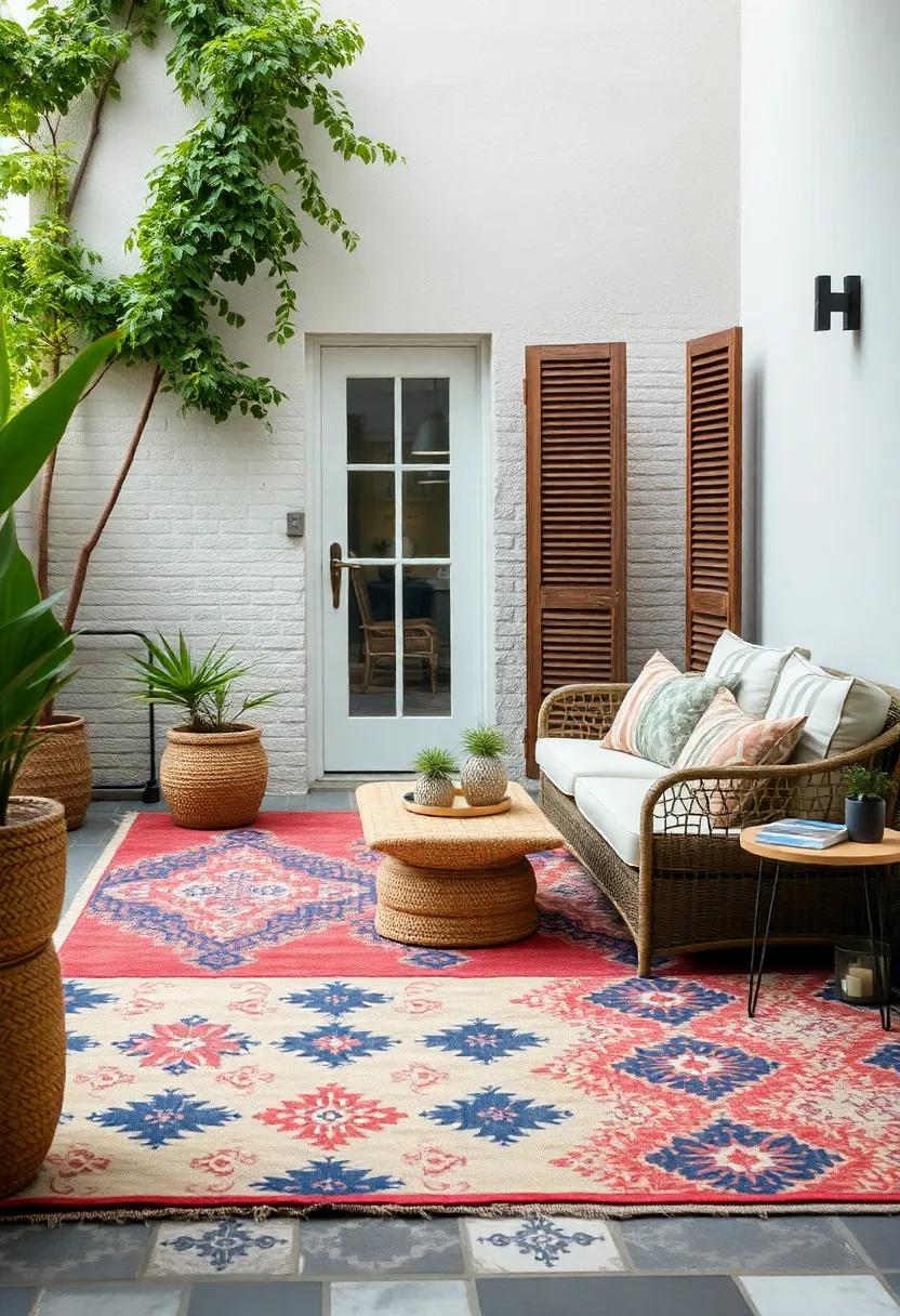 Venturing Outdoors: ​Don ⁤outdoor rugs that‌ embrace eclectic patterns to​ extend ⁤your⁢ vintage​ style into patio or⁤ garden spaces