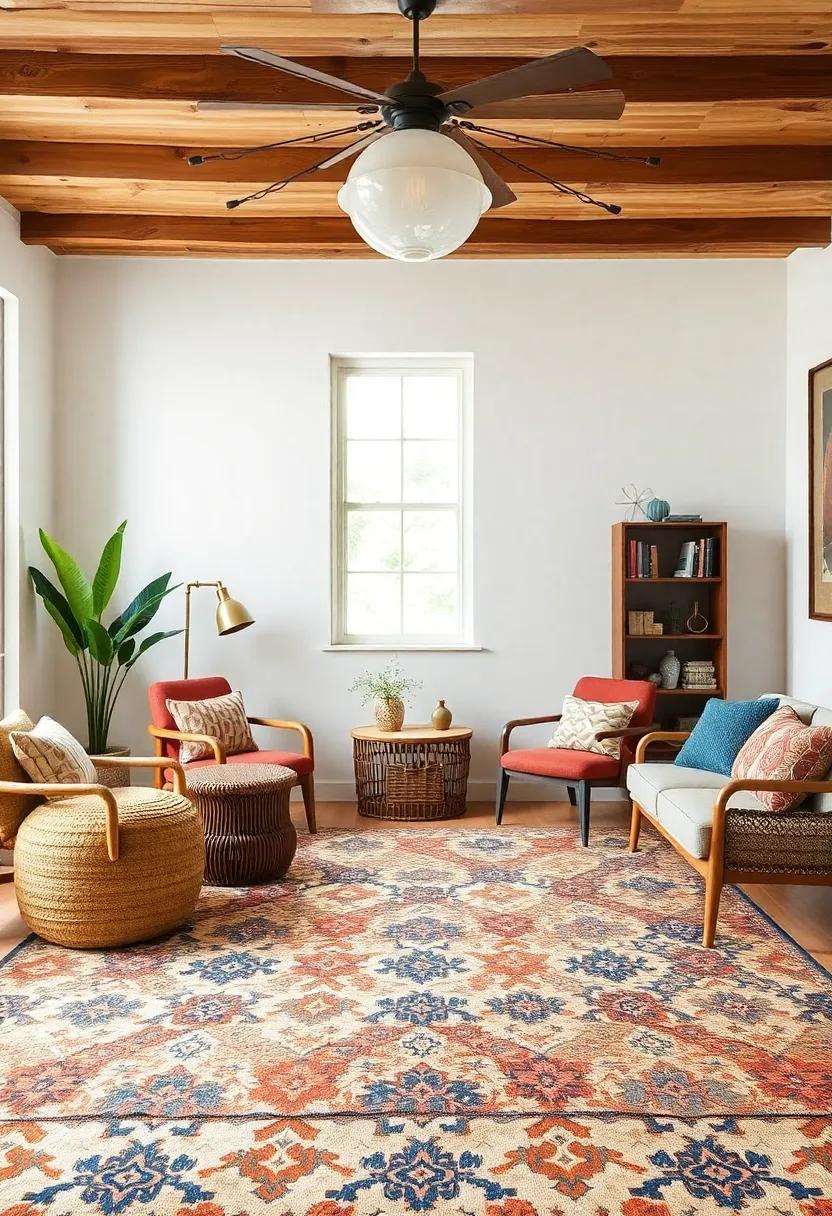 Experiment with Scale: Don’t shy away from ⁣large ⁤patterns on ‌your⁣ rugs; large-scale designs‍ can make a strong statement in spacious areas