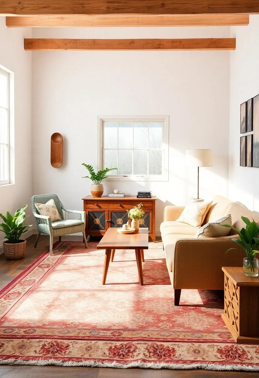 Pair with⁣ Vintage Furniture: Mix your patterned rugs⁤ with vintage furniture pieces to accentuate​ the eclectic style ‍and create a‍ curated yet relaxed ⁣atmosphere