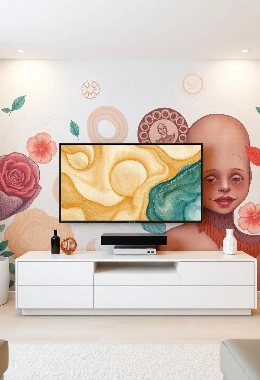 Whimsical Designs‍ for a Playful Approach to Your TV Area