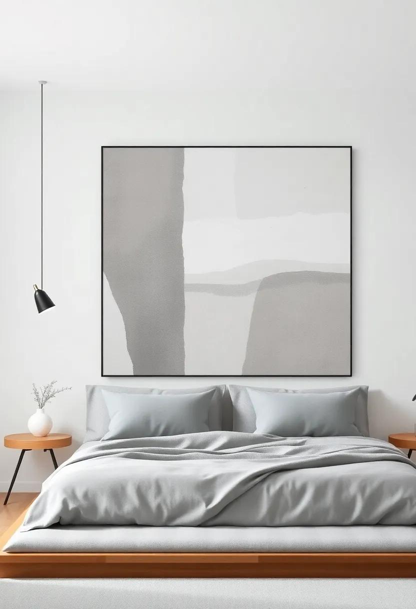 Minimalist Modern Art: Choose abstract prints with clean lines and ⁤muted tones for a serene, contemporary look