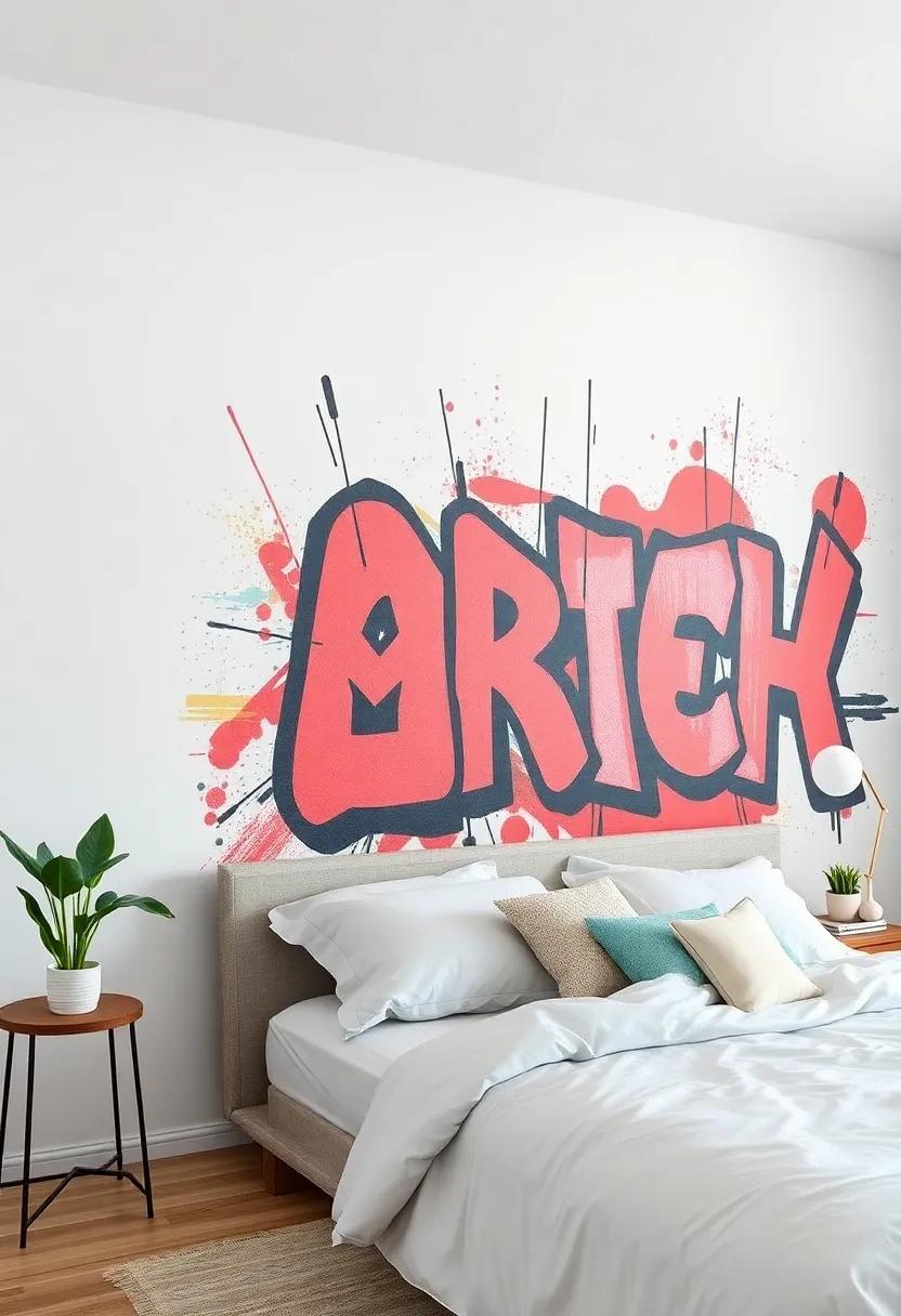 Urban Graffiti⁢ Style: ⁣Channel ⁤an edgy vibe with street art-inspired‍ wallpaper that makes a bold statement