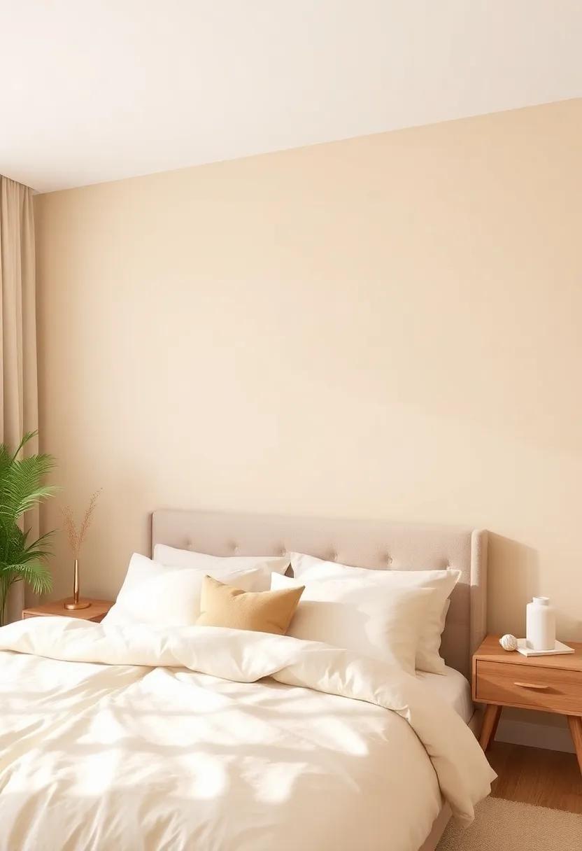 Almond Beige: A light almond ‌color creates a⁤ subtle, soothing backdrop, allowing for versatility in bedding and decor