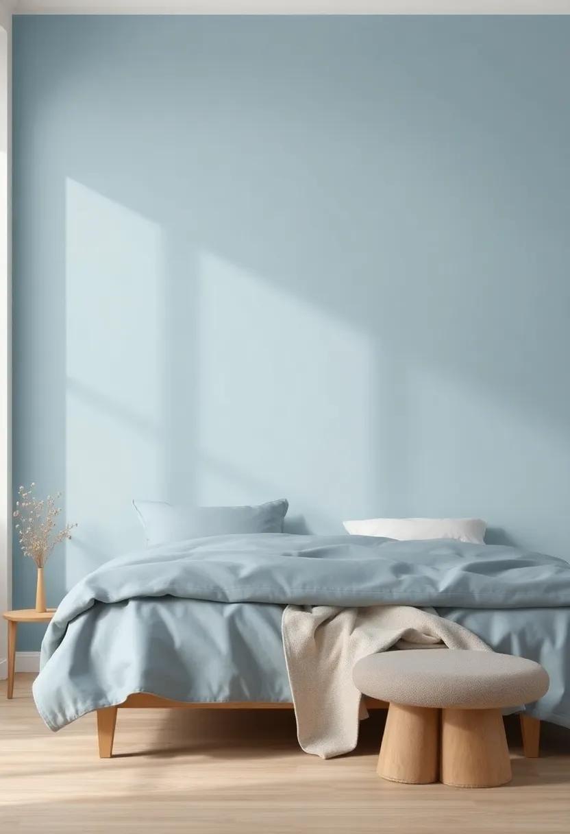 Dusty Blue: A muted blue can ⁢remind you of ⁣serene⁢ skies ⁢and tranquil waters, making your bedroom a serene escape from daily stress