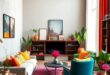 Transforming Spaces: Embracing Eclectic Designs with Vibrant Splashes of Color