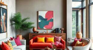 25 Inspiring Ways to Elevate Your Eclectic Living Room with Vibrant Textiles