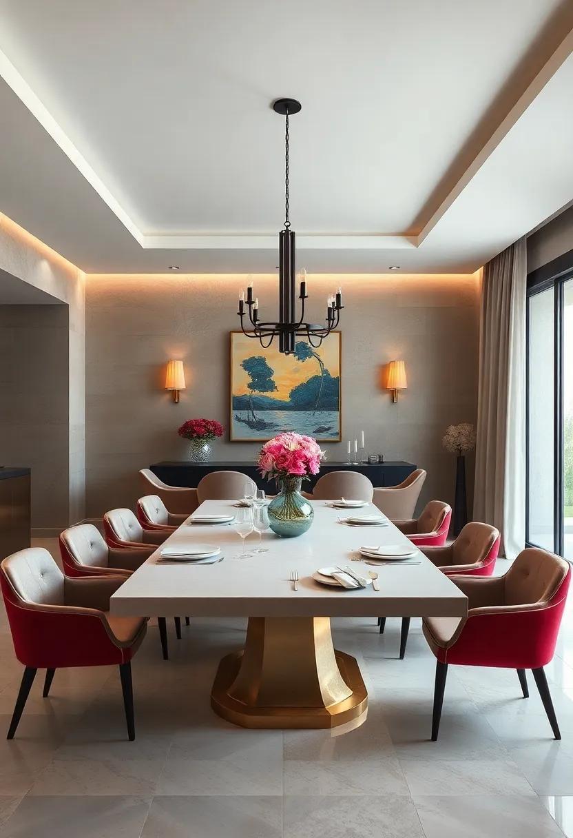 29 Opulent Dining Room Interiors That Redefine Luxury and Elegance