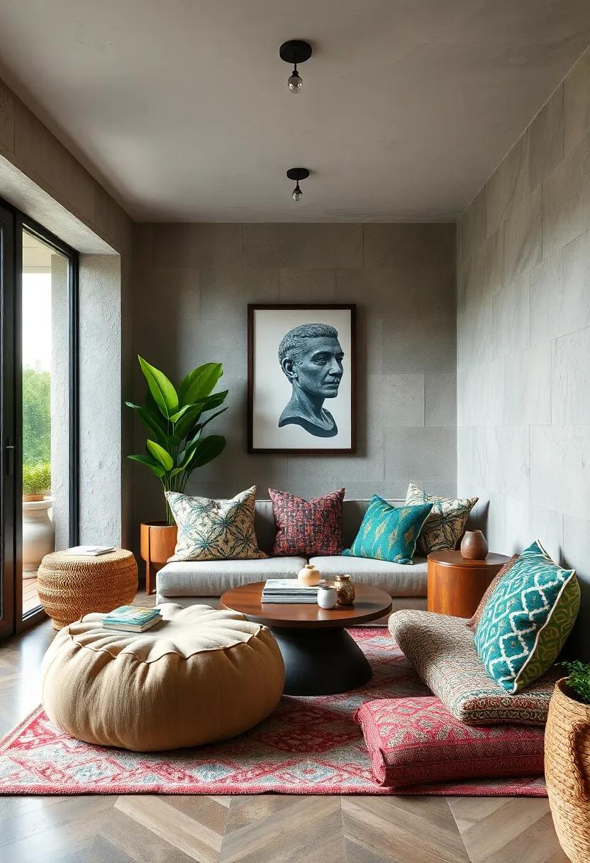 Create a cozy reading nook: Furnish it ⁣with a blend ‌of poufs ‍and cushions from various countries for a comfortable, inviting‍ spot⁤ to unwind