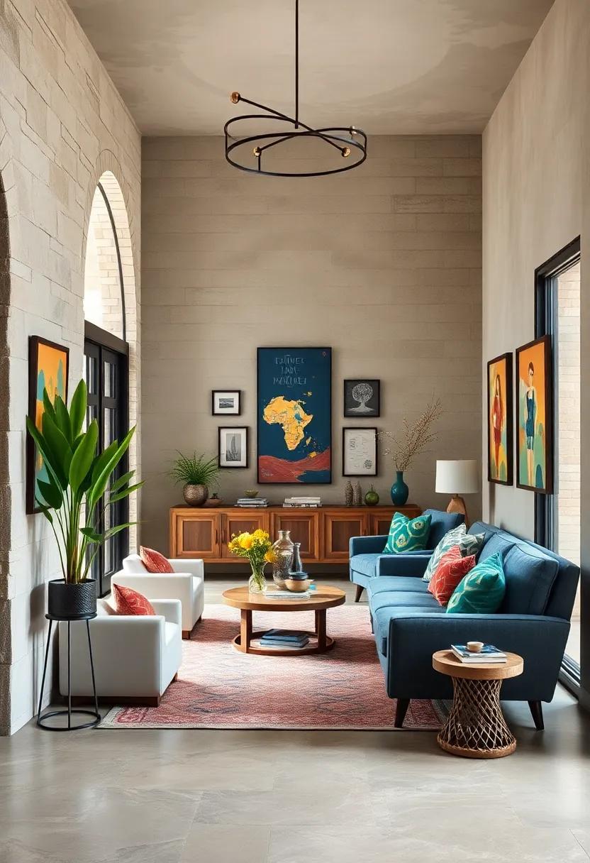 Design a ⁢multicultural entryway: Welcome guests with global souvenirs that reflect your⁣ travels and adventures