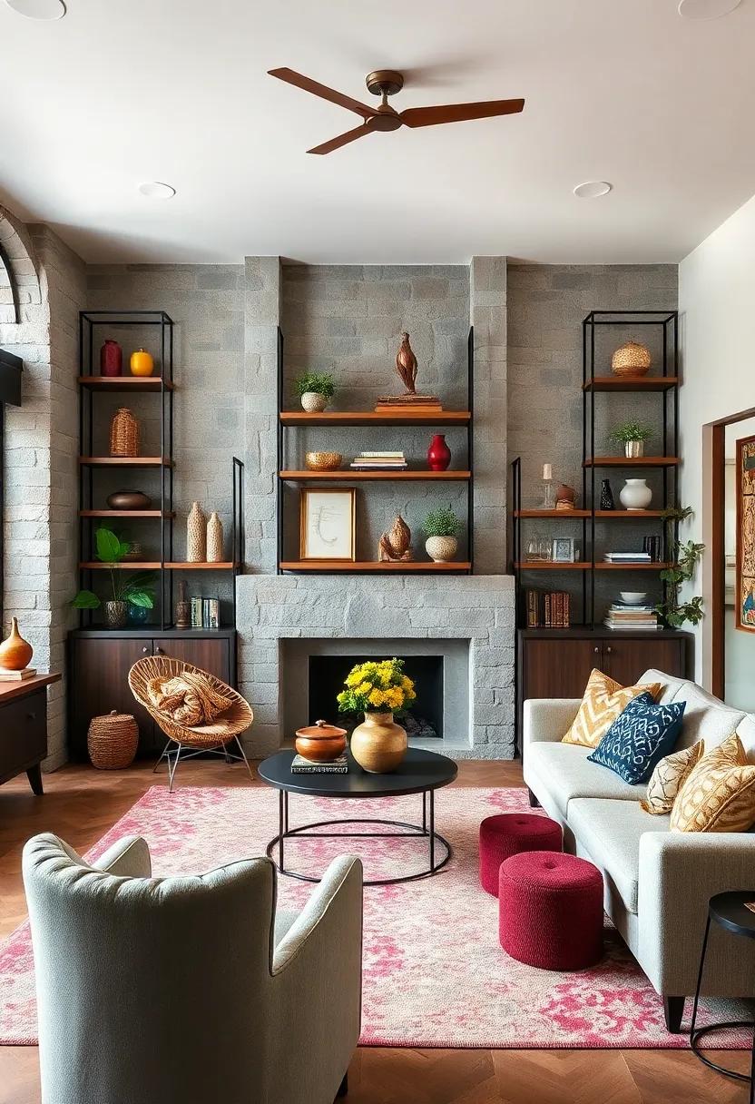 Utilize unique shelving units: Find shelves crafted ‍from reclaimed wood or decorative ironwork to add ⁢character to your space